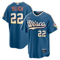 Christian Yelich Milwaukee Brewers Baseball Jersey, Sportswear Jersey Shirt, Lightweight Athletic Jersey, Casual Gift for Men, Style 2001596721