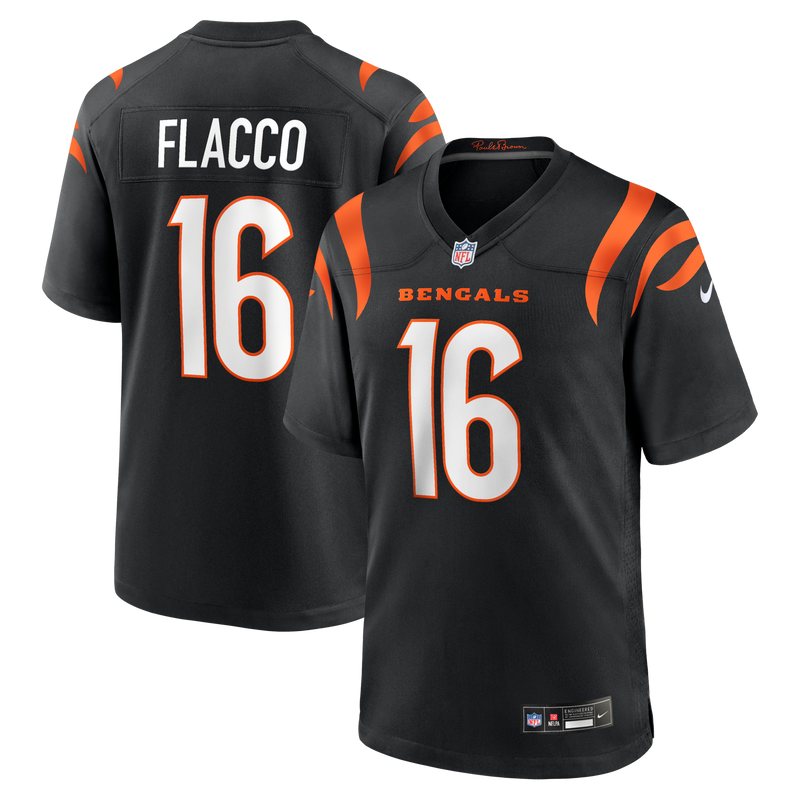 Joe Flacco Cincinnati Bengals Football Jersey, Black Game Sportswear Jersey Shirt, Lightweight Breathable Athletic Jersey, Casual Gift for Men