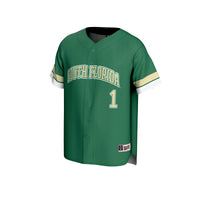 South Florida Bulls Baseball Jersey, Green Sportswear Jersey Shirt, Lightweight Breathable Athletic Jersey, Casual Gift for Men, Style 202551240