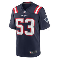 Christian Elliss New England Patriots Football Jersey, Navy Sportswear Jersey Shirt, Lightweight Breathable Athletic Jersey, Casual Gift for Men
