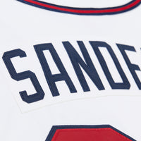 Deion Sanders Atlanta Braves Baseball Jersey, White Sportswear Jersey Shirt, Lightweight Breathable Athletic Jersey, Casual Gift for Men