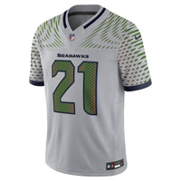 Devon Witherspoon Seattle Seahawks Football Jersey, Gray Sportswear Jersey Shirt, Lightweight Breathable Athletic Jersey, Casual Gift for Men