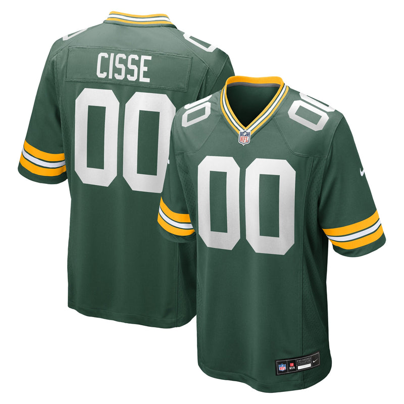 Brandon Cisse Green Bay Packers Football Jersey, Game Sportswear Jersey Shirt, Lightweight Breathable Athletic Jersey, Casual Gift for Men