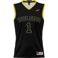 Toledo Rockets Basketball Jersey, Black Lightweight Sportswear Jersey Shirt, Sleeveless Athletic Tank Jersey, Casual Gift for Men