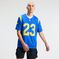 Kyren Williams Los Angeles Rams Football Jersey, Royal Sportswear Jersey Shirt, Lightweight Breathable Athletic Jersey, Casual Gift for Men