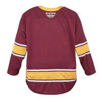 Arizona State Sun Devils Hockey Jersey, Maroon Replica Sportswear Jersey Shirt, Long Sleeve Hockey Sweater Jersey, Casual Gift for Men
