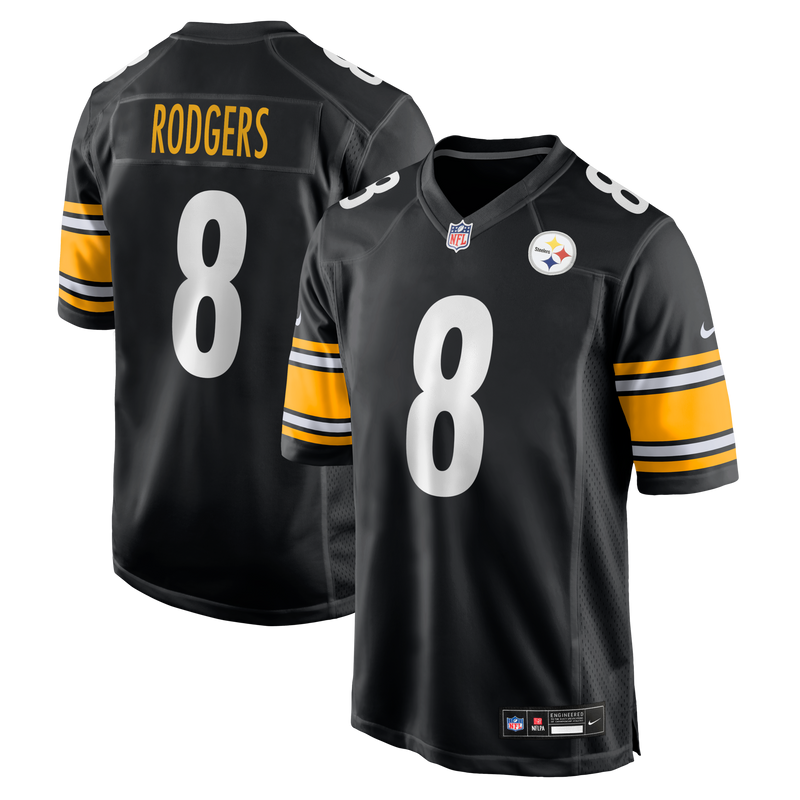 Aaron Rodgers Pittsburgh Steelers Football Jersey, Sportswear Jersey Shirt, Lightweight Athletic Jersey, Casual Gift for Men, Style 203103017