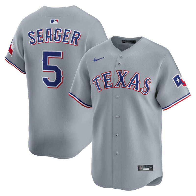 Corey Seager Texas Rangers Baseball Jersey, Gray Limited Sportswear Jersey Shirt, Lightweight Breathable Athletic Jersey, Casual Gift for Men