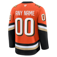Anaheim Ducks Hockey Jersey, Orange Premium Sportswear Jersey Shirt, Long Sleeve Hockey Sweater Jersey, Casual Gift for Men, Style 202055779