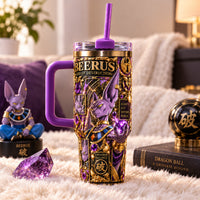 Beerus - Gilded Violet Regalia, Composed and Sovereign