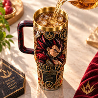 Pride, Discipline, No Limits - A Vegeta Tumbler Statement