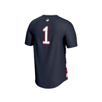 UConn Huskies Soccer Jersey, Navy Fashion Lightweight Sportswear Jersey Shirt, Lightweight Breathable Athletic Jersey, Casual Gift for Men