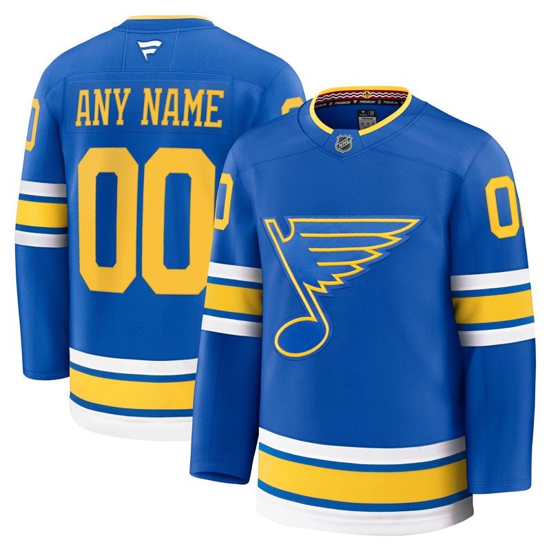 St. Louis Blues Hockey Jersey, Blue Premium Sportswear Jersey Shirt, Long Sleeve Hockey Sweater Jersey, Casual Gift for Men, Style 203133900