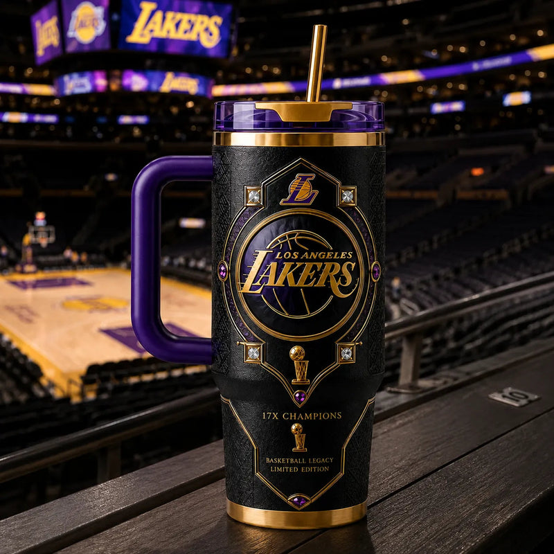 LAL Gold Crest - Purple and Black Tumbler Statement