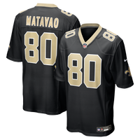 Moliki Matavao New Orleans Saints Football Jersey, Black Sportswear Jersey Shirt, Lightweight Breathable Athletic Jersey, Casual Gift for Men