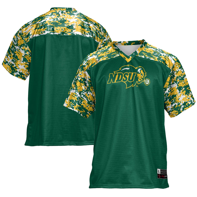 NDSU Bison Football Jersey, Green Sportswear Jersey Shirt, Lightweight Breathable Athletic Jersey, Casual Gift for Men, Style 4728694