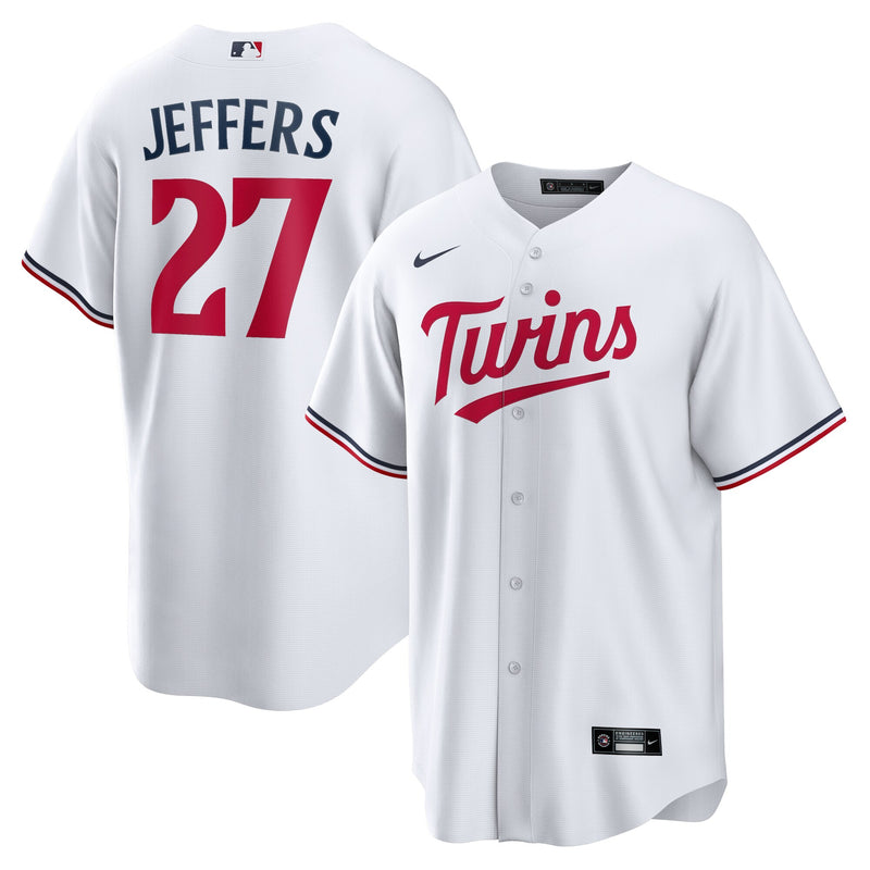 Ryan Jeffers Minnesota Twins Baseball Jersey, White Replica Sportswear Jersey Shirt, Lightweight Breathable Athletic Jersey, Casual Gift for Men