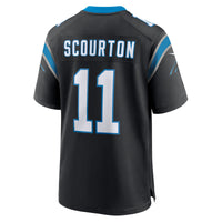 Nic Scourton Carolina Panthers Football Jersey, Black Game Sportswear Jersey Shirt, Lightweight Breathable Athletic Jersey, Casual Gift for Men
