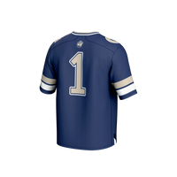 Georgetown Hoyas Football Jersey, Navy Fashion Lightweight Sportswear Jersey Shirt, Lightweight Breathable Athletic Jersey, Casual Gift for Men