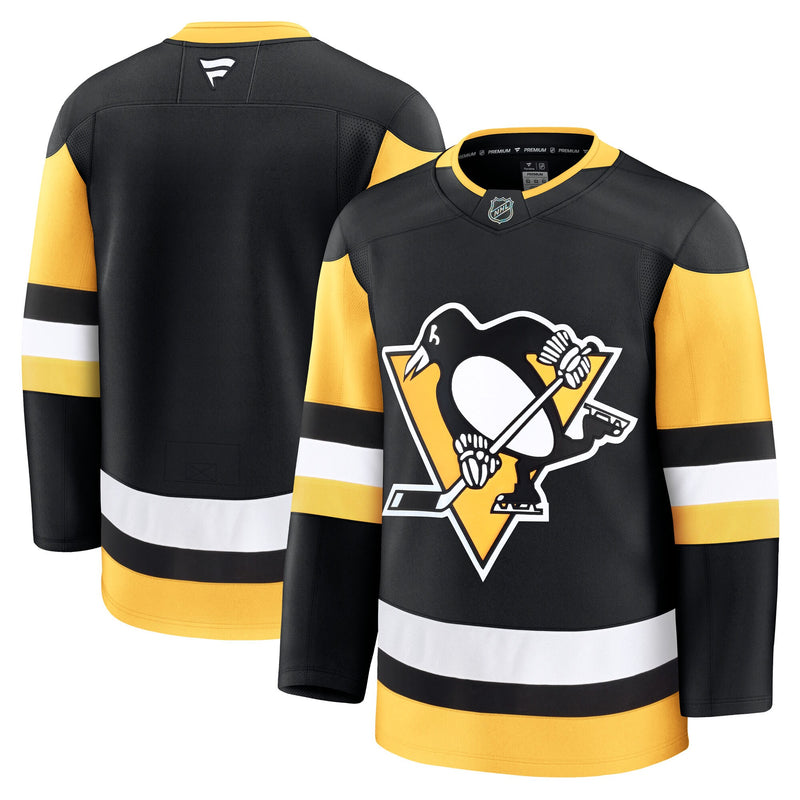 Pittsburgh Penguins Hockey Jersey, Black Sportswear Jersey Shirt, Long Sleeve Hockey Sweater Jersey, Casual Gift for Men, Style 202015753