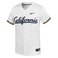 Cal Bears Baseball Jersey, White Replica Sportswear Jersey Shirt, Lightweight Breathable Athletic Jersey, Casual Gift for Men