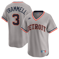 Alan Trammell Detroit Tigers Baseball Jersey, Gray Limited Sportswear Jersey Shirt, Lightweight Breathable Athletic Jersey, Casual Gift for Men