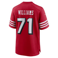 Trent Williams San Francisco 49ers Football Jersey, Scarlet Sportswear Jersey Shirt, Lightweight Breathable Athletic Jersey, Casual Gift for Men