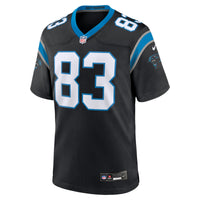David Moore Carolina Panthers Football Jersey, Black Game Sportswear Jersey Shirt, Lightweight Breathable Athletic Jersey, Casual Gift for Men