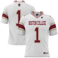 Boston College Eagles Football Jersey, White Sportswear Jersey Shirt, Lightweight Breathable Athletic Jersey, Casual Gift for Men