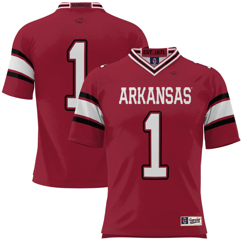 Arkansas Razorbacks Football Jersey, Sportswear Jersey Shirt, Lightweight Breathable Athletic Jersey, Casual Gift for Men, Style 200425263