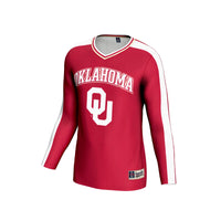 Oklahoma Sooners Volleyball Jersey, Crimson Fashion Sportswear Jersey Shirt, Lightweight Breathable Athletic Jersey, Casual Gift for Men