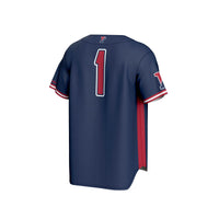 Pennsylvania Quakers Lightweight Baseball Jersey, Navy Sportswear Jersey Shirt, Lightweight Breathable Athletic Jersey, Casual Gift for Men