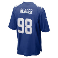 D.J. Reader New York Giants Football Jersey, Royal Game Sportswear Jersey Shirt, Lightweight Breathable Athletic Jersey, Casual Gift for Men