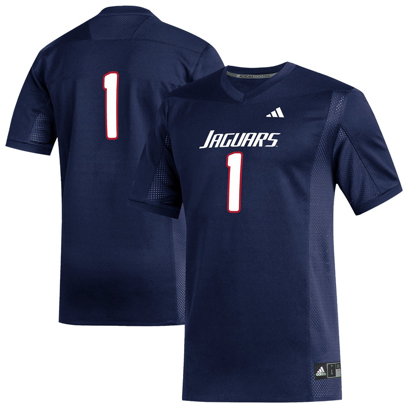South Alabama Jaguars Football Jersey, Navy Replica Sportswear Jersey Shirt, Lightweight Breathable Athletic Jersey, Casual Gift for Men