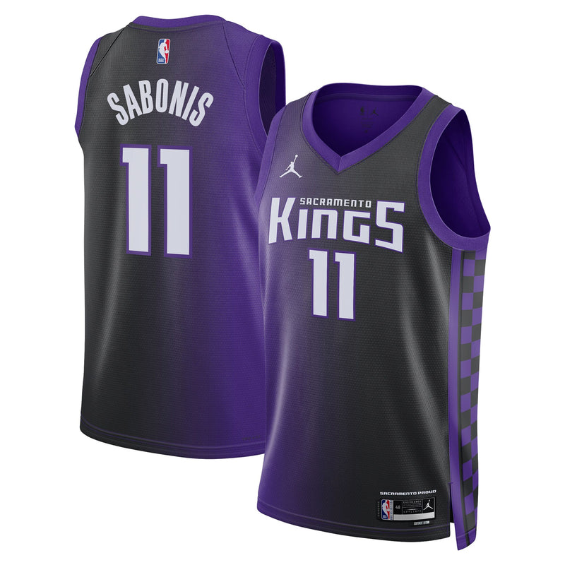 Domantas Sabonis Sacramento Kings Basketball Jersey, Purple Sportswear Jersey Shirt, Sleeveless Athletic Tank Jersey, Casual Gift for Men