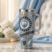MCI in Full Regalia - Crest, Crystals and Sky Blue Elegance