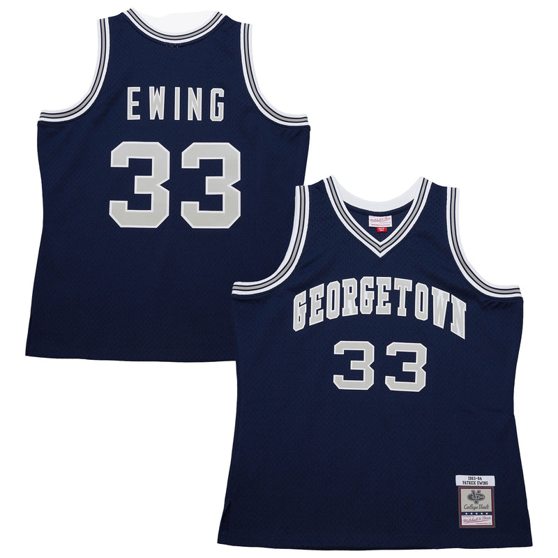 Georgetown Hoyas Football Jersey, Navy Sportswear Jersey Shirt, Lightweight Breathable Athletic Jersey, Casual Gift for Men, Style 202675871