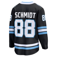 Nate Schmidt Utah Mammoth Hockey Jersey, Black Breakaway Home Sportswear Jersey Shirt, Long Sleeve Hockey Sweater Jersey, Casual Gift for Men