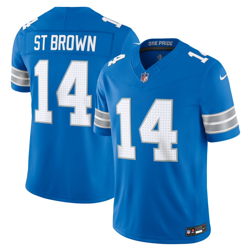 Amon-Ra St. Brown Detroit Lions Football Jersey, Sportswear Jersey Shirt, Lightweight Athletic Jersey, Casual Gift for Men, Style 2001803180