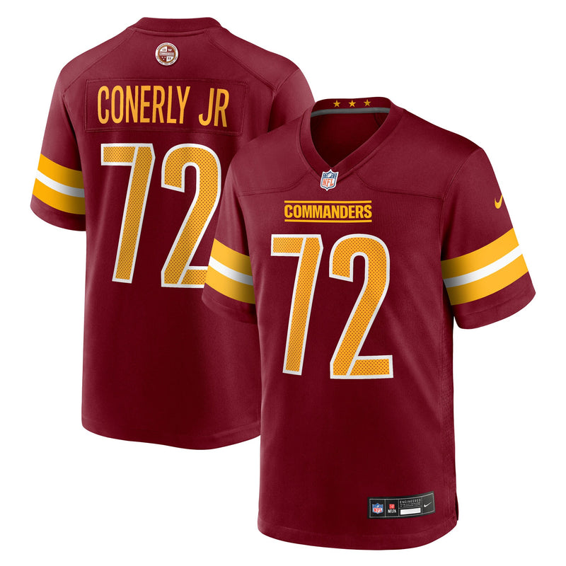 Josh Conerly Jr. Washington Commanders Football Jersey, Sportswear Jersey Shirt, Lightweight Breathable Athletic Jersey, Casual Gift for Men