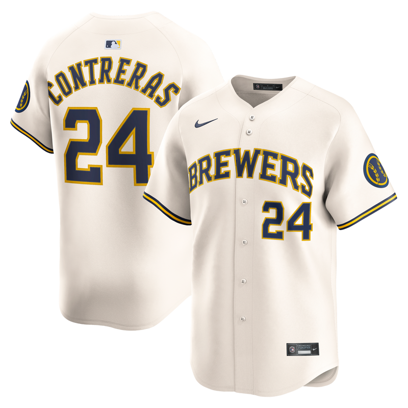 William Contreras Milwaukee Brewers Baseball Jersey, Sportswear Jersey Shirt, Lightweight Athletic Jersey, Casual Gift for Men, Style 202768480