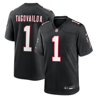 Tua Tagovailoa Atlanta Falcons Football Jersey, Black Game Sportswear Jersey Shirt, Lightweight Breathable Athletic Jersey, Casual Gift for Men