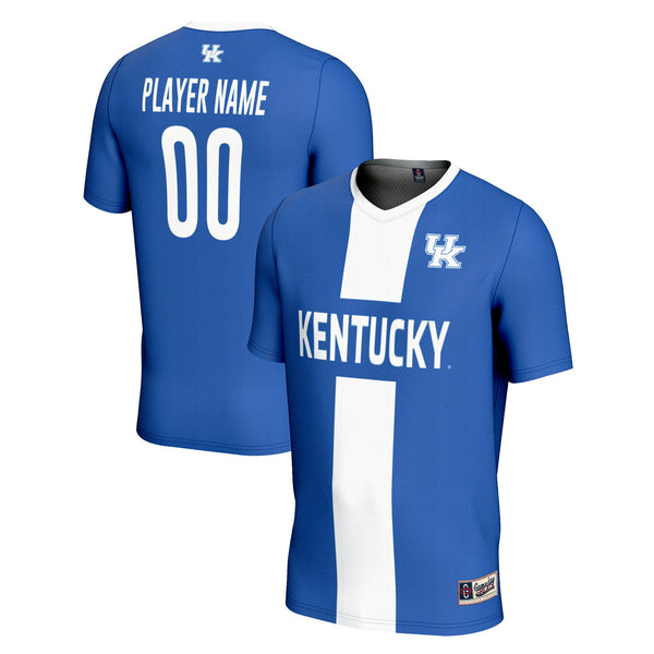 Kentucky Wildcats Pick-A-Player NIL Soccer Jersey - Royal