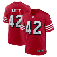 Ronnie Lott San Francisco 49ers Football Jersey, Scarlet Sportswear Jersey Shirt, Lightweight Breathable Athletic Jersey, Casual Gift for Men
