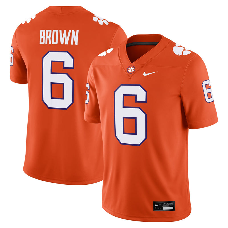 Clemson Tigers Football Jersey, Orange Sportswear Jersey Shirt, Lightweight Breathable Athletic Jersey, Casual Gift for Men, Style 202200502