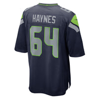 Christian Haynes Seattle Seahawks Football Jersey, Navy Sportswear Jersey Shirt, Lightweight Breathable Athletic Jersey, Casual Gift for Men