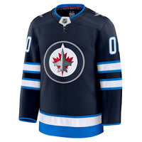 Winnipeg Jets Hockey Jersey, Navy Premium Home Sportswear Jersey Shirt, Long Sleeve Hockey Sweater Jersey, Casual Gift for Men, Style 202055741