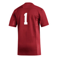 Indiana Hoosiers Football Jersey, Crimson Replica Sportswear Jersey Shirt, Lightweight Breathable Athletic Jersey, Casual Gift for Men