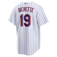 Bo Bichette New York Mets Baseball Jersey, White Replica Sportswear Jersey Shirt, Lightweight Breathable Athletic Jersey, Casual Gift for Men
