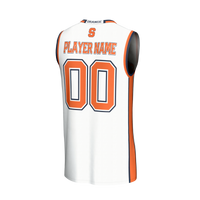 Syracuse Orange Basketball Jersey, White Fashion Sportswear Jersey Shirt, Sleeveless Athletic Tank Jersey, Casual Gift for Men, Style 203645438